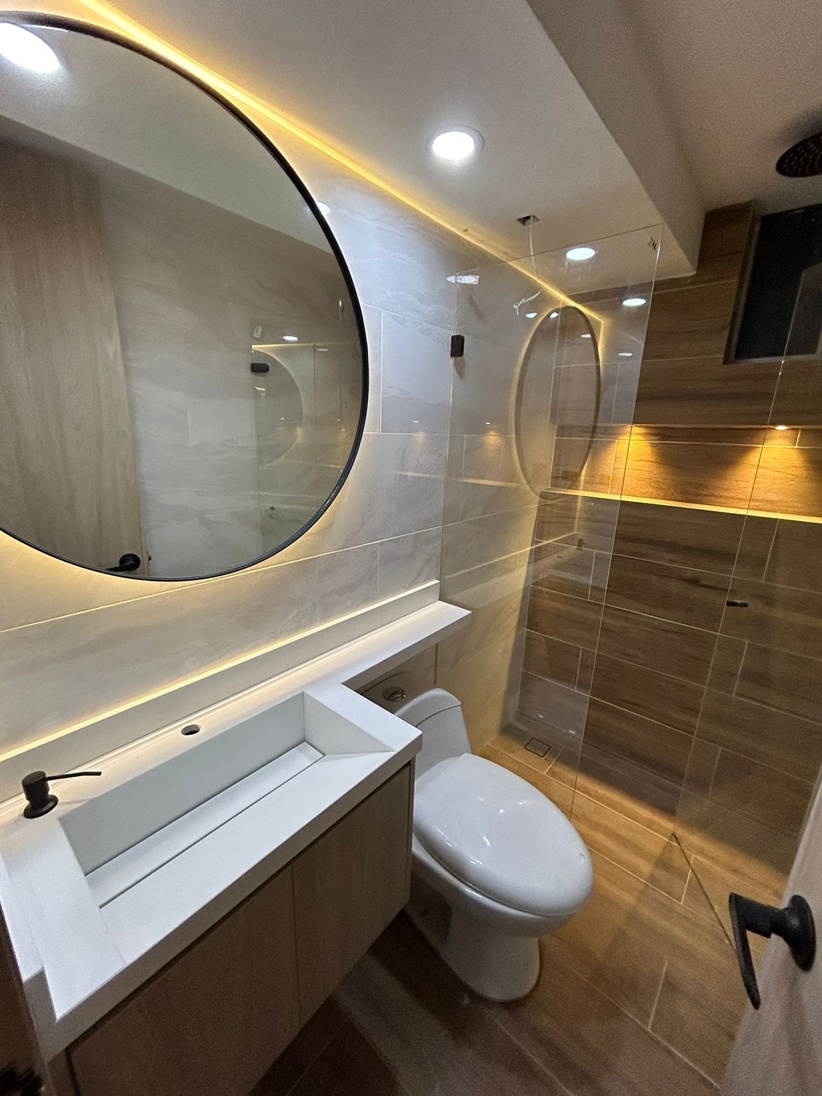 Remodelación de baño - mueble para lavamanos